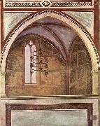 GIOTTO di Bondone View of a chapel oil painting reproduction